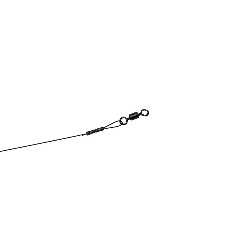 PetrisCatch Set of 5 Titanium Leaders with Carabiner, 25 cm,
