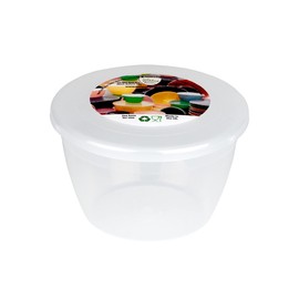 1/2 Pint Pudding Basin and Lid Pack of 4 Plastic Pudding Basins 280ml (0.5pt) Small-Medium Size Food Safe Steaming Bowls Clear