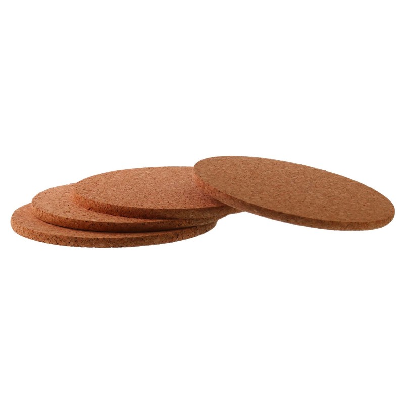 Set of 4 Made from Cork (19 cm) Diameter