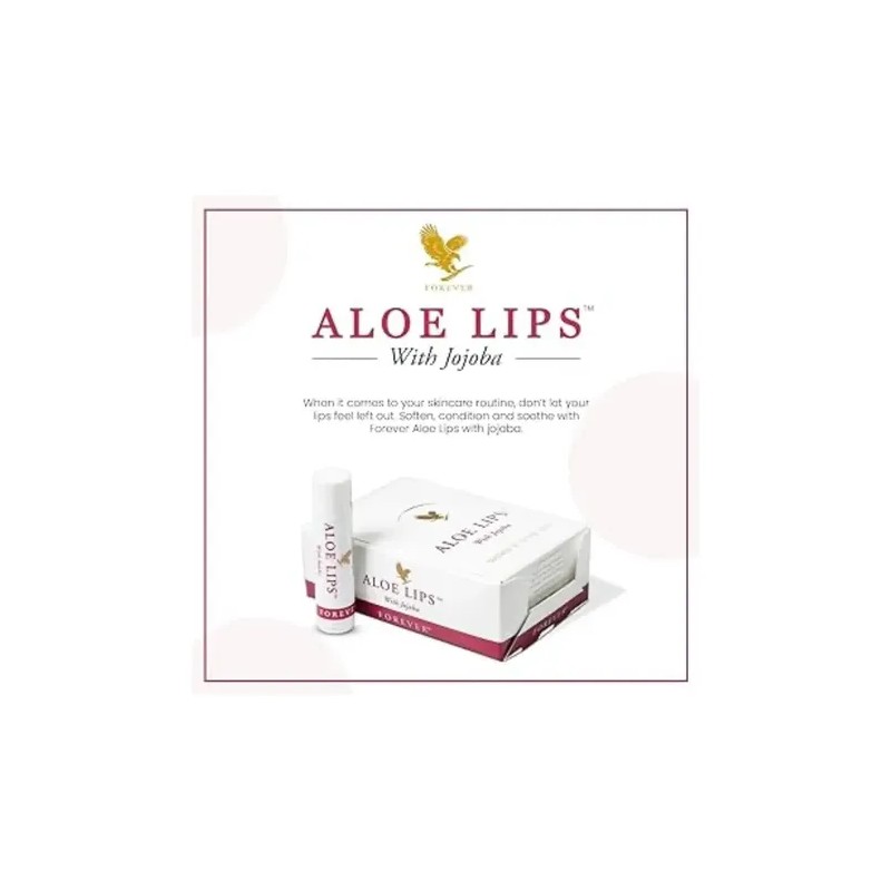 Aloe Lips Forever Living Sábila Jojoba Propoleo Bálsamo