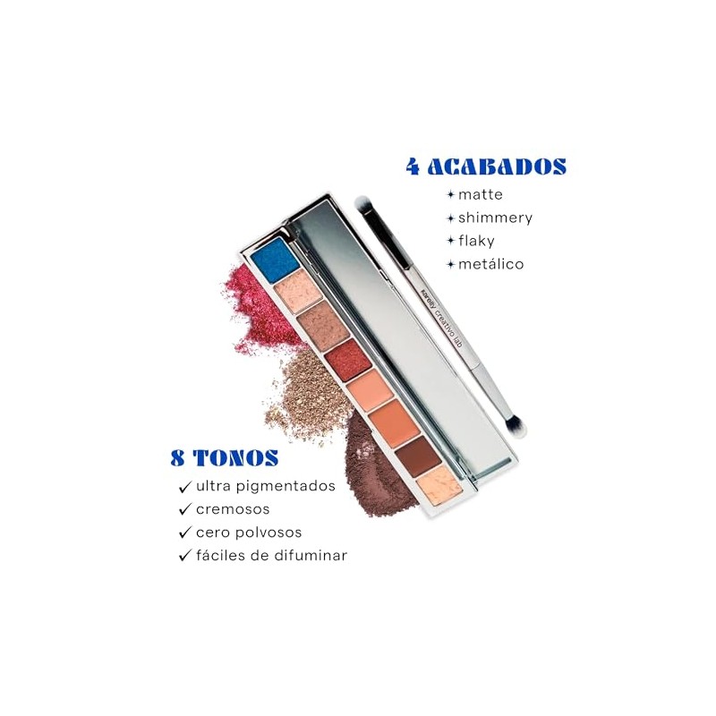 Sarelly Paleta LA MIL SOMBRAS Paleta de 8 sombras y