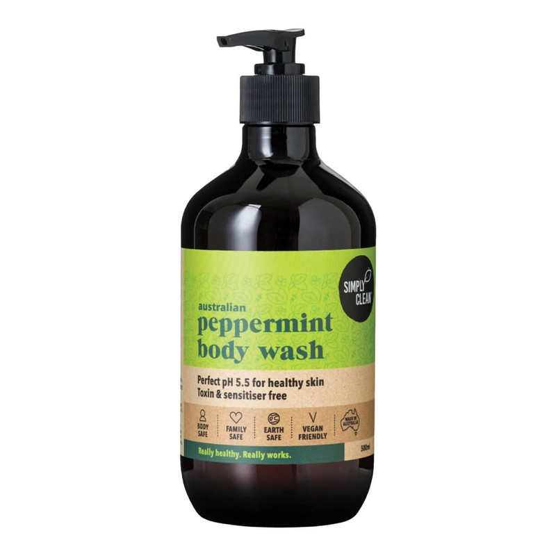 Simply Clean Body Wash - Peppermint, 1L