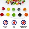 Assorted Fruit Buttons Hard Candy - 1 Pound Bulk Bag