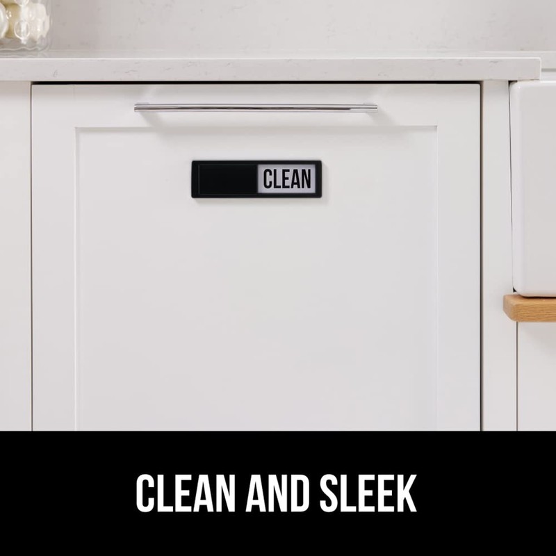 GORILLA GRIP Strong Dishwasher Magnet Clean Dirty Sign, Large Letters
