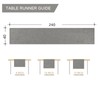 Table Runner, Waterproof Table Runner, Modern Runner Table, Table Runner,