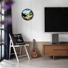 SCOAGE Digital Large Display Silent Wall Clock with Temperature Date