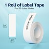 Thermal Labels DETONGER 1/2 Width Compatible Tape Refills Label Stickers