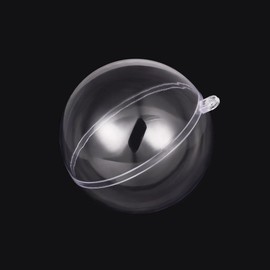 uxcell 2 3/4-inch(70mm) Clear Plastic Ornaments Ball