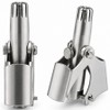 Lipt stainless steel manual nose hair remover, 1 piece, silver / 립트 스테인리스 수동 코털제거기, 1개, 실버