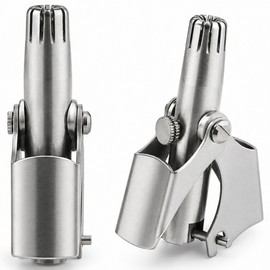 Lipt stainless steel manual nose hair remover, 1 piece, silver / 립트 스테인리스 수동 코털제거기, 1개, 실버