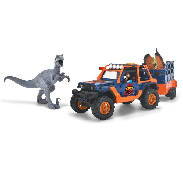 Dickie Toys: Dino Commander - Light & Sound Kids Playset, Ages 3+