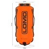 Lomo Drybag Swimming Tow Float - Orange