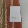 Threshold 20" x 34" Woven Kitchen Rug Dark Orange Stripe