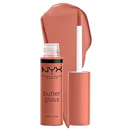 NYX Professional Makeup Butter Butter Gloss Brown Sugar, SUGAR HIGH, 0.27 fl oz