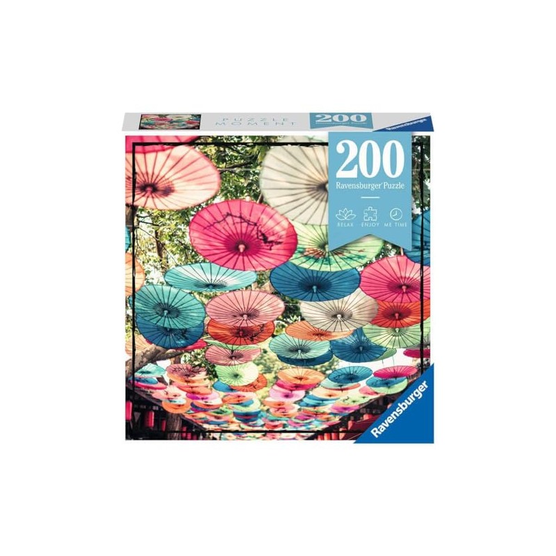 Ravensburger 13307 Rompecabezas 200 Piezas Adultos: Umbrellas, Multicolor
