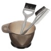 NOLITOY 1 Set Hair Dye Bowl and Brush Kit Professional