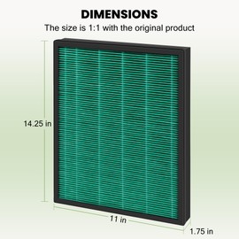 ROMON 400/400S Replacement Filter Compatible with Coway AIRMEGA Max2 400 400S 400(G) 400S(G) Air Purifier, Max2 Green True HEPA and Active Carbon Filter Set, AP-2015-FP, 3 Pack