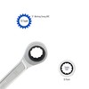 FOCMKEAS Double Box End Ratcheting Wrench 12mm x 14mm Metric