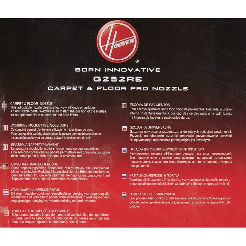 Hoover G252RE C&F PRO, Original, Schwarz