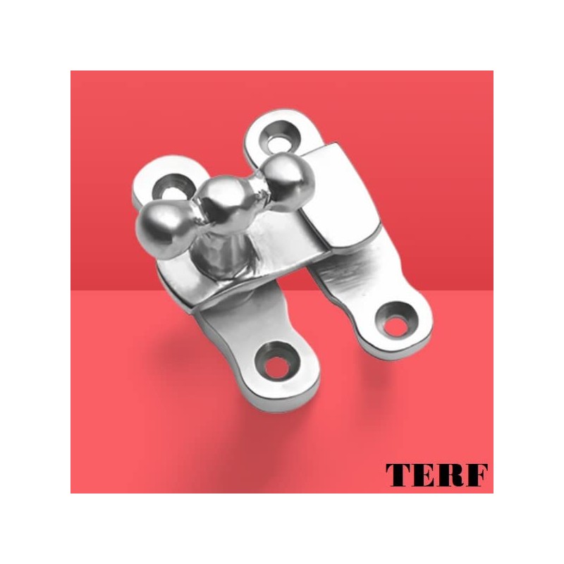 TERF® Showcase Type Catch Polished Chrome 40mm Door Turn Catches