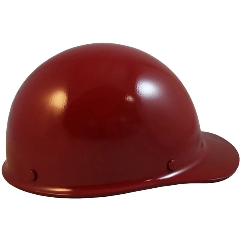 MSA Skullgard Cap Style Hard Hat - Custom Painted Maroon