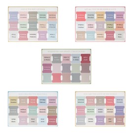 Bojueshaw 75pcs Bible Tabs Set,Laminated Index Stickers for Old & New Testament (Includes 9 Blank Tabs) Bible Study & Journaling Supplies(Stlye B)