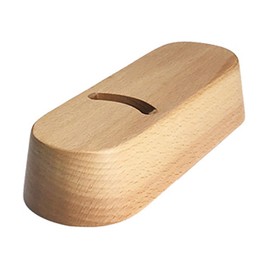 Alphax AP-913993 Shoehorn Stand, Wooden Beech Shoehorn Stand, Oval