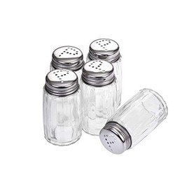 GRÄWE Glass Pepper Shakers - Pack of 5