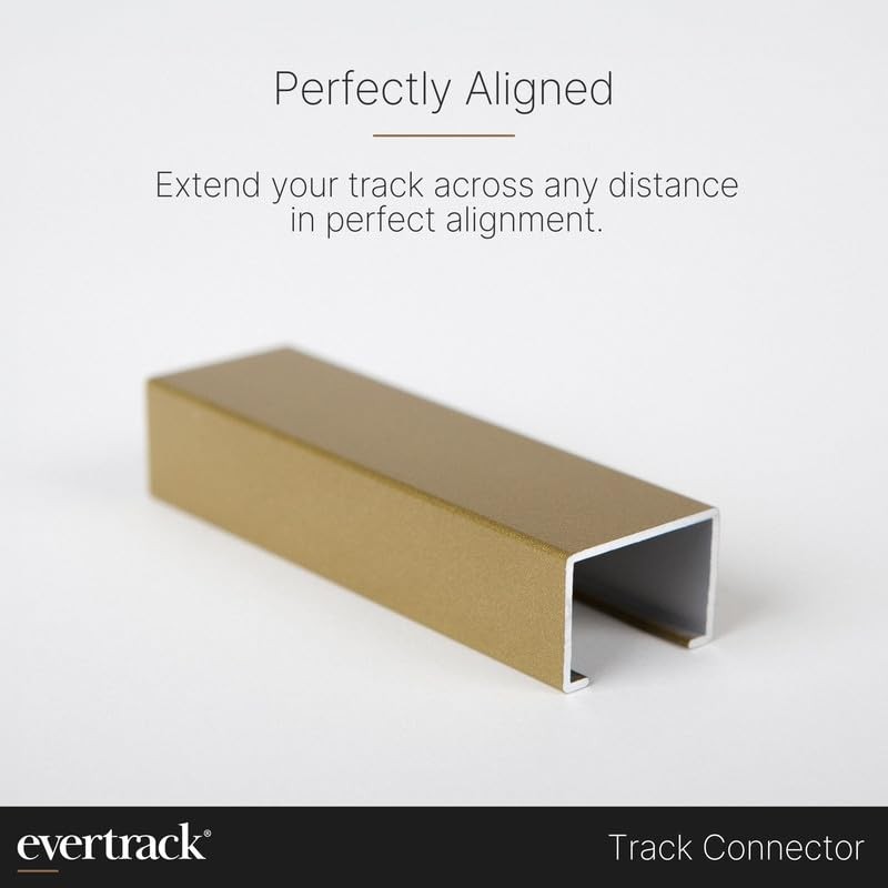 EverTrack Curtain Track - Corner Section for Ceiling Curtain Track