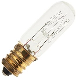 Industrial Performance 15T4.5/C-L 130V (1 7/8"), 15 Watt, T4.5, Candelabra Screw (E12) Base Tubular Light Bulb (1 Bulb)