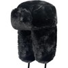 Russian Ushanka Cap Faux Trapper Winter Ear Flap Trooper Aviator