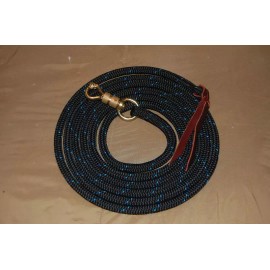 E&M 14' LEAD ROPE w/ PARELLI SNAP FOR NATURAL HORSE TRAINING, MANY COLORS AVAILABLE!