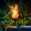 Solar Garden Lights, Squirrel Solar Powered LED Outdoor Decor Light,
