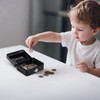 Jssmst X-Small Cash Box with Lock - Money Saving Box