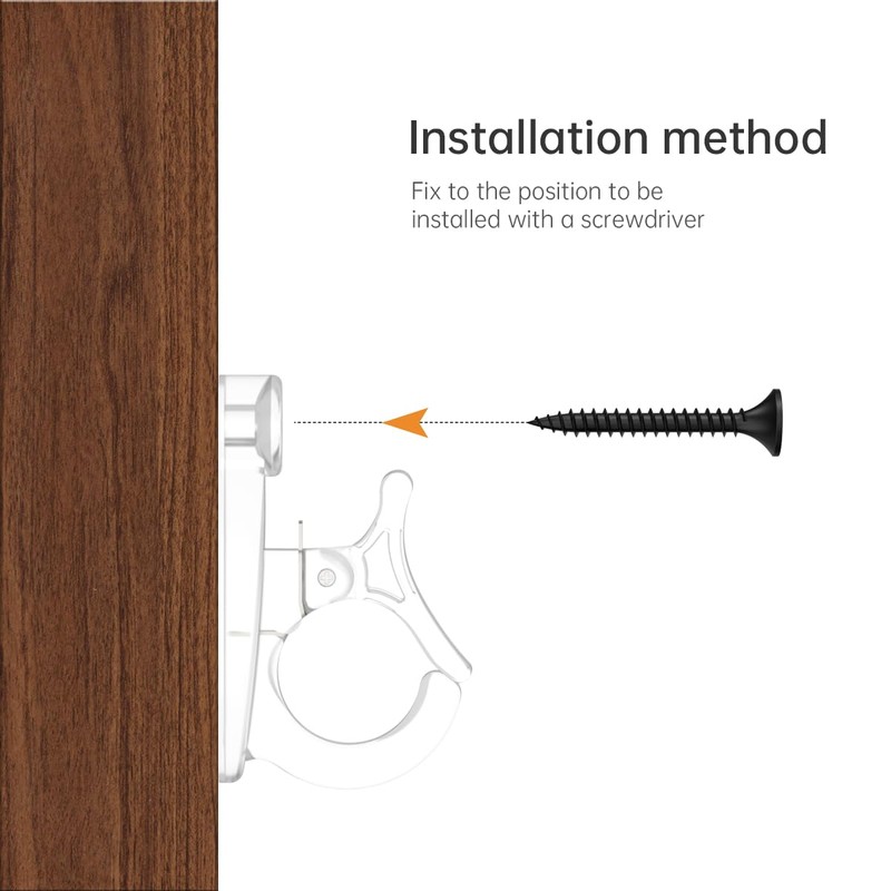 GEZIDEA Light Hanger Hooks, Screw-in Hooks for Hanging String Lights,