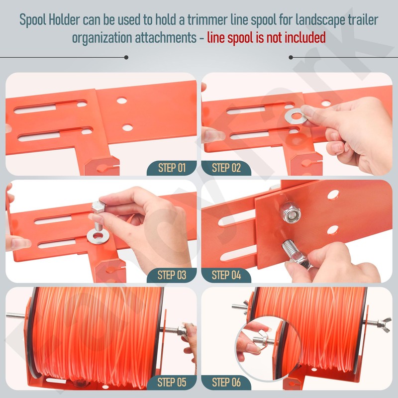 Weed Wacker Commercial Trimmer Line Holder | Adjustable Width (4.5“-9.54”)