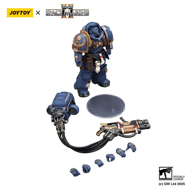 JOYTOY Warhammer 40K 1/18 Action Figures Ultramarines Heavy Artificer Armor