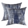 TreeWool (2 Pack Brush Art Accent Cushion Covers in Cotton