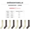 NORDIC Socks Premium Knee High Socks with 70% Merino Wool