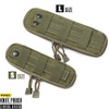 WYNEX Tactical Small Molle Pouch Nylon Knife Sheath Flashlight Holder