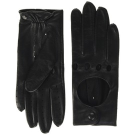 Roeckl Women's Young Driver Plain Gloves, Black (Black 000), 7 (Manufacturer size: 7)