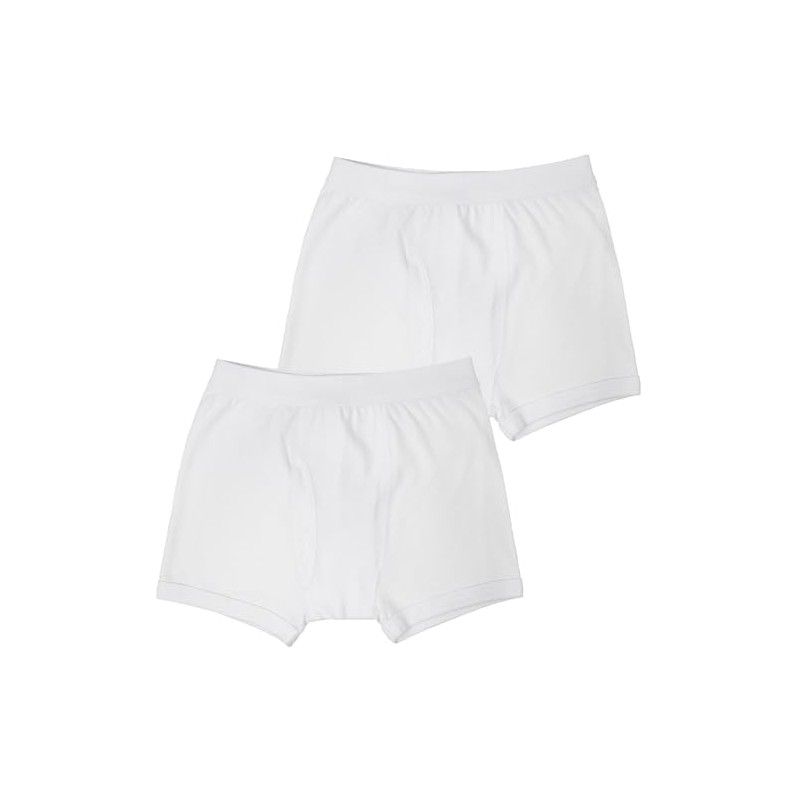 GALOW Boys' Boxer Shorts, Set of 2, 100% Cotton, 100%