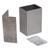 4x6 Rust-Free, Adjustable Trimmer Guard for Mailbox Post Protection
