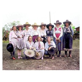 Cowgirls Pendleton Rodeo 1930s 8 x 10 photo Vintage Rodeo Photos Old West