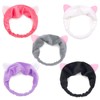 Onwon Cat Ear Headbands - Fluffy Makeup Hairbands for Face