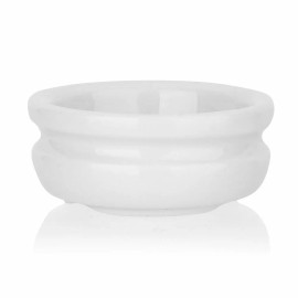 PILLIVUYT FRANCE, GROOVED BUTTER BLOCK, 1 OUNCE EACH,  WHITE PORCELAIN, NEW