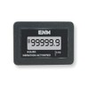 Hour Meter, LCD, Flush Rectangular, Round