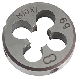 Aceteel M10 x 1 Metric Round Die, Machine Thread Die M10 X 1.0mm Right Hand