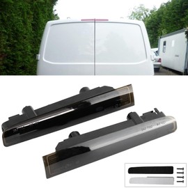 AUTOXBERT Pair (Left & Right) Rear Third Brake Light For 2003-up VW Transporter T5 T6 Barn Door High Level Brake Light Replacement Black Lens