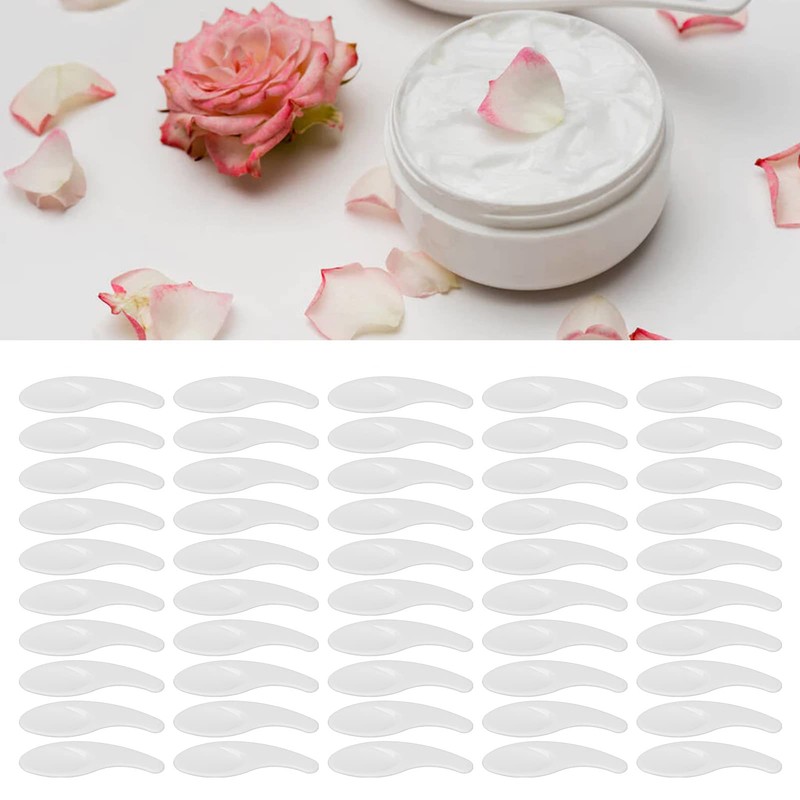 Cuchara para Mascarilla Facial, 50 Piezas Espátula para Crema Facial